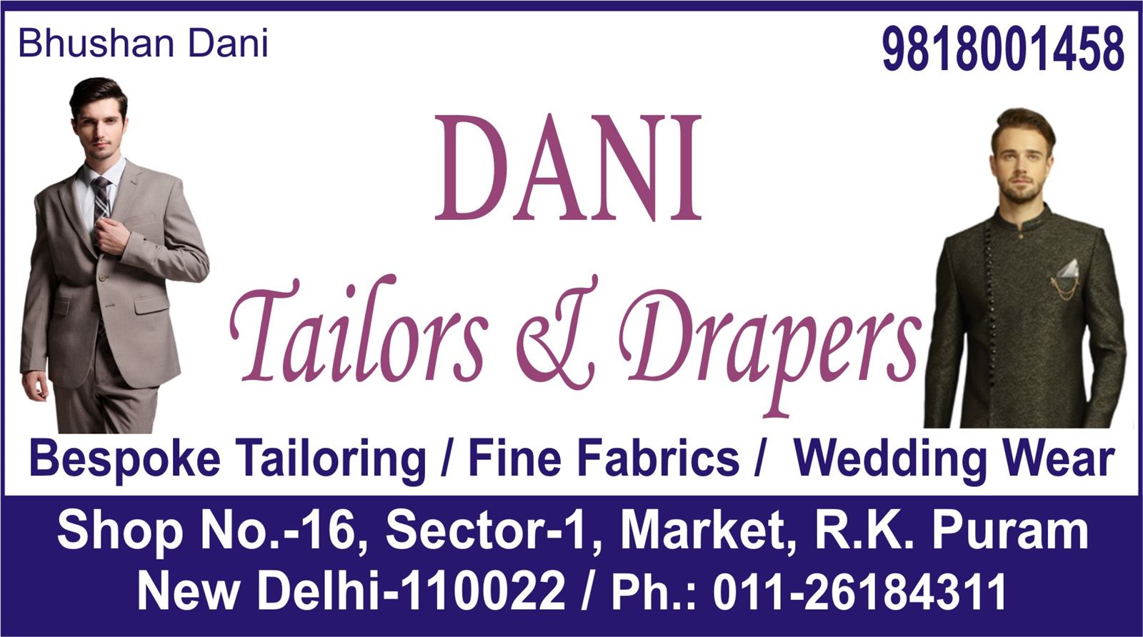 DANI  Tailors & Drapers
